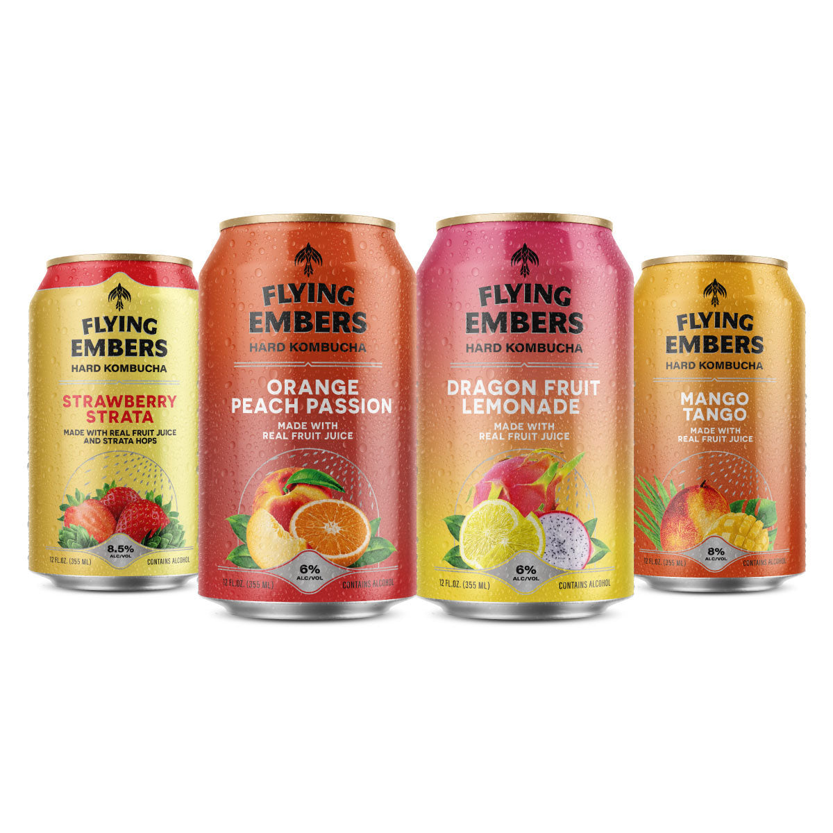 Hard Kombucha Variety Pack Flying Embers