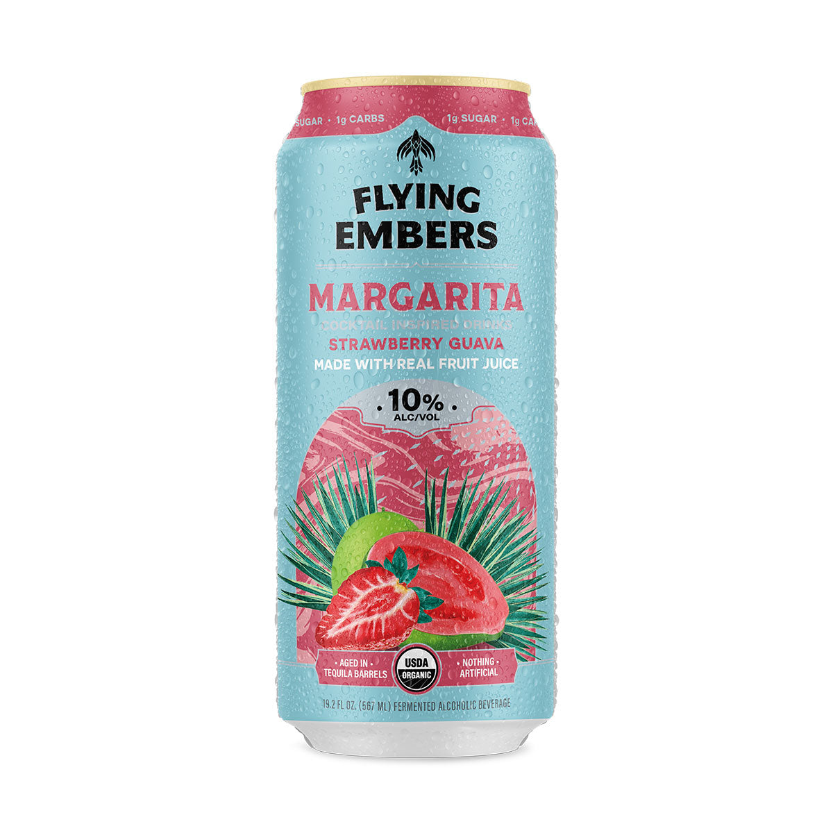 Strawberry Guava Margarita 19.2oz CANNED COCKTAILS Flying Embers