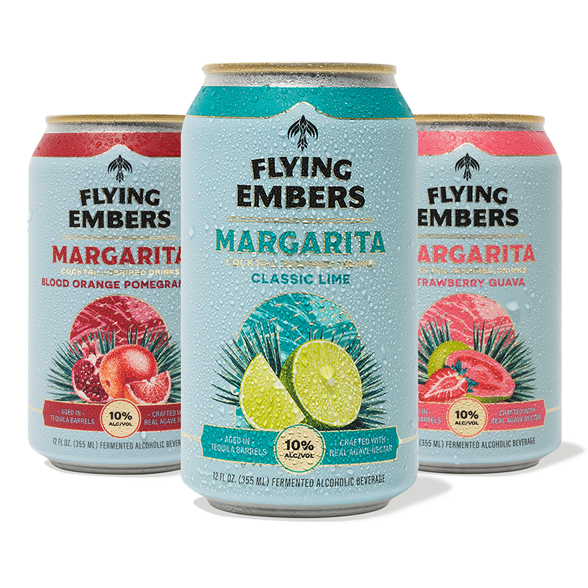 Canned Margarita Variety Pack Flying Embers Canned Cocktails